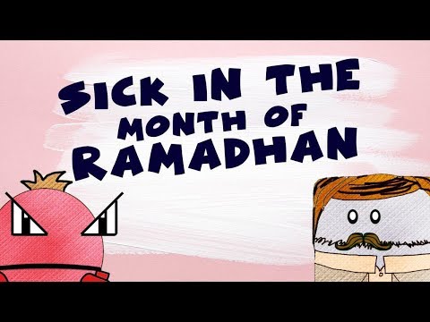 Sick in the Month of Ramadhan | BISKITOONS | English